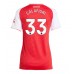 Arsenal Riccardo Calafiori #33 Hemma matchtröja Dam 2025-26 Kortärmad Billigt